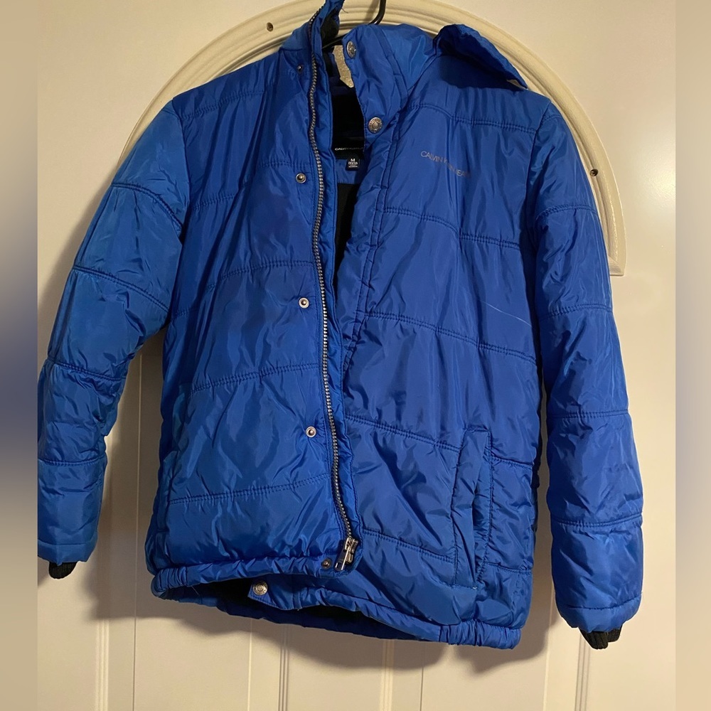 Calvin Klein Jeans Boys Blue Size 10/12 Jacket